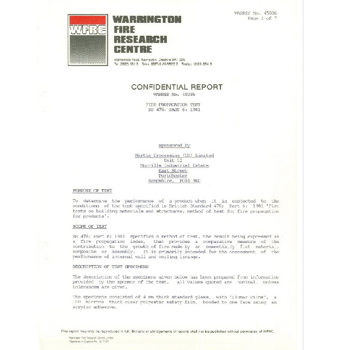 燃燒溫度傳播測試